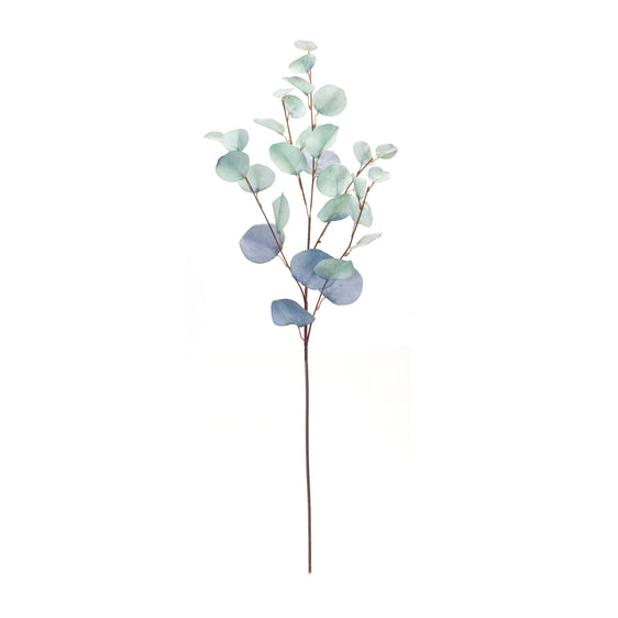 Blue-Silver-Dollar-Eucalyptus-Leaf-Spray,-Set-of-6-Faux-Florals