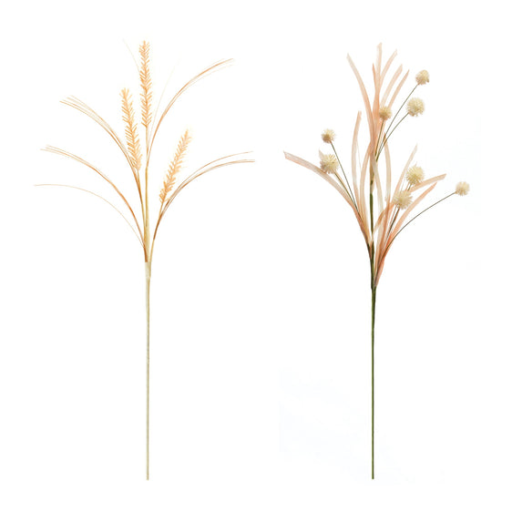 Blush-Foxtail-and-Pod-Spray,-Set-of-12-Faux-Florals