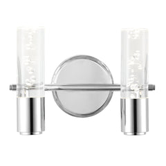 Bolha Light Minimalist Modern Bubble Acrylic/Iron Integrated LED Vanity Light - Pier 1