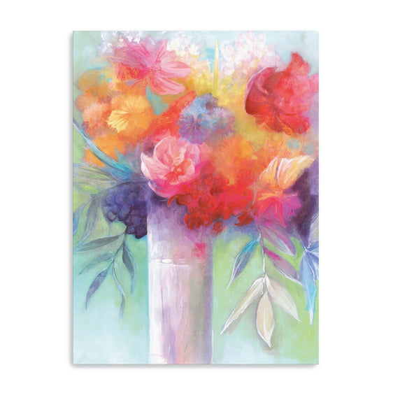Bright And Cheery Flowers Canvas Giclee - Pier 1