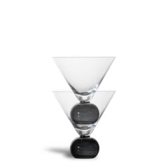 ByON-by-Widgeteer-Spice-Martini-Glasses,-Set-of-2,-Black-Drinkware