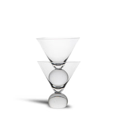 ByON-by-Widgeteer-Spice-Martini-Glasses,-Set-of-2,-Clear-Drinkware