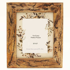 Carving Photo Frame 8'' x 10'' - Natural Wood - Pier 1