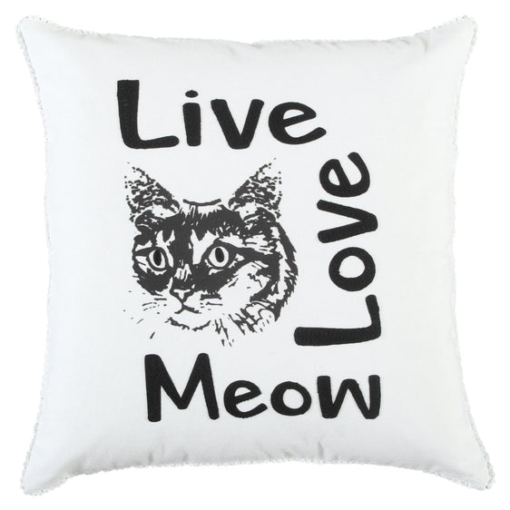 Cat Sayings 100% Cotton Pillow - Pier 1