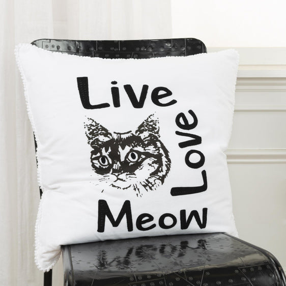 Cat-Sayings-100%-Cotton-Pillow-Decorative-Pillows