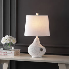 Charlotte Minimalist Designer Iron/Resin Oval Shade LED Table Lamp - Pier 1