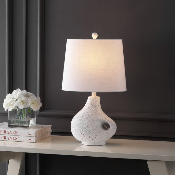 Charlotte-Minimalist-Designer-Iron/Resin-Oval-Shade-LED-Table-Lamp-Table-Lamps