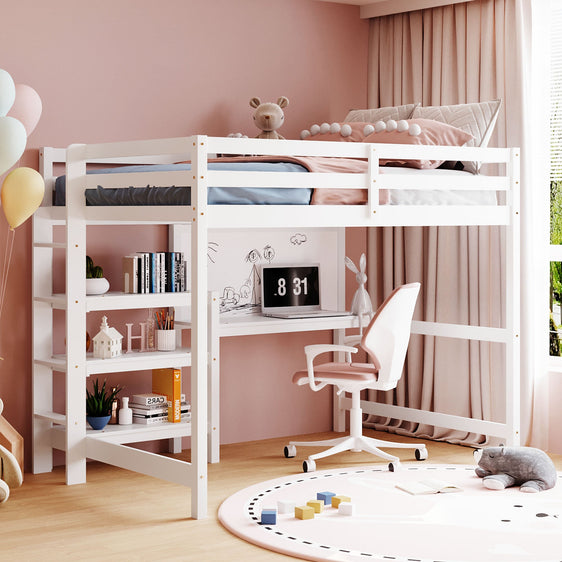 Chloe-Loft-Bed-with-Shelves-Loft-Beds