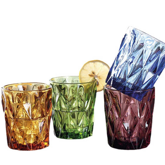 Colorful Party Glasses, Set of 4 - Drinkware