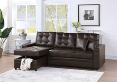 Convertible Sectional with Upholstered Tufted - Pier 1