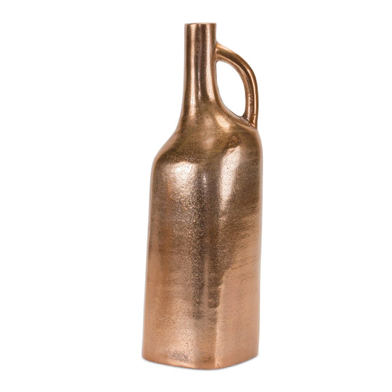 Copper Metal Bottle Vase 14.75" - Pier 1