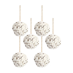 Cotton Orb with Twine Hanger, Set of 6 - Pier 1