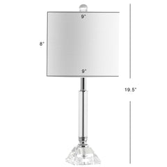 Dana Crystal Column/Metal LED Table Lamp, Set of 2 - Pier 1