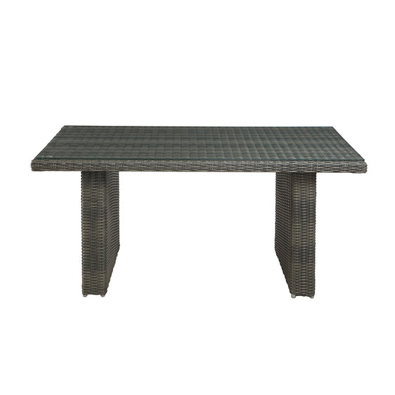 Dark Gray Asti All-weather Wicker Outdoor 26" Cocktail Table - Pier 1