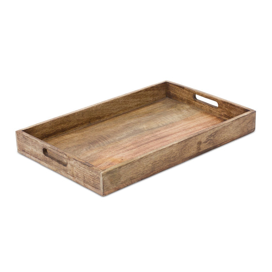 Decorative Wooden Tray, Set of 2 - Pier 1