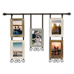 Delaney Wood and Metal Wall Picture Frames - Natural 36" Tall - Pier 1