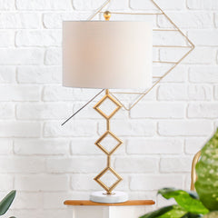 Diamante-Modern-Gilt-Metal-with-Marble-Base-LED-Table-Lamp-Table-Lamps