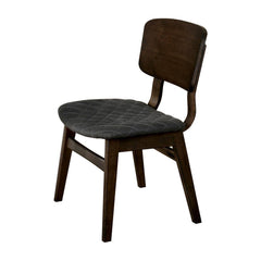 Dining Chair with Padded Fabric Seat and Curved Back - Pier 1