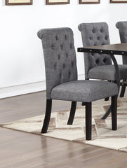 Dining Chairs with Plush Cushion and Tufted Back, Set of 2 - Pier 1