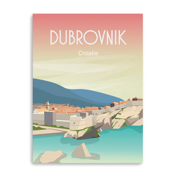 Dubrovnik Canvas Giclee - Pier 1