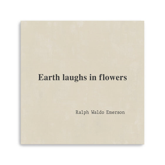 Earth Laughs Canvas Giclee - Pier 1