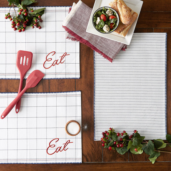 Eat-Embellished-Placemats,-Set-of-4-Placemats