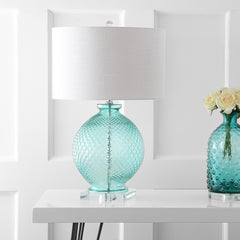 Estelle Glass and Crystal LED Table Lamp - Pier 1