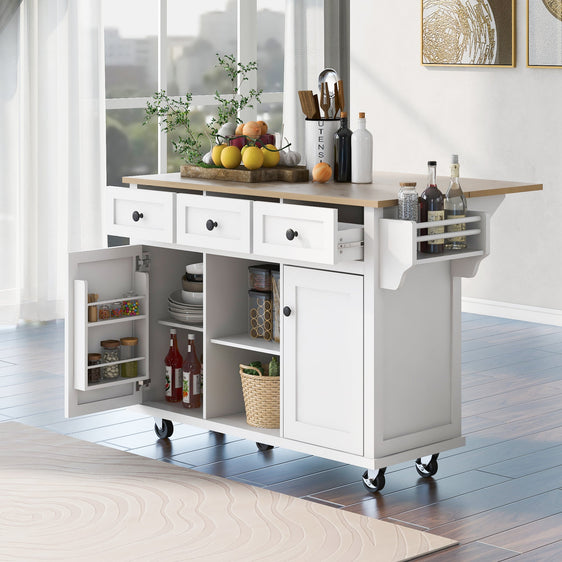Evangeline-Kitchen-Cart-with-Drop-Leaf-Countertop-on-5-Wheels-with-Storage-Cabinet-and-3-Drawers-Kitchen-Carts
