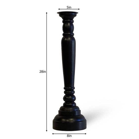 Everly Candle Holders Black - Black - Pier 1