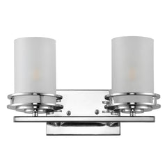 Fairfax Light Metal/Frosted Glass Contemporary Glam LED Vanity Light - Pier 1
