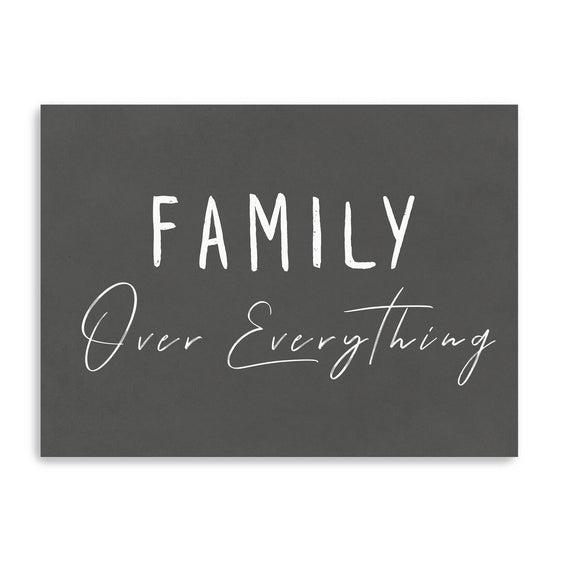 Family Over Everything I Canvas Giclee - Pier 1