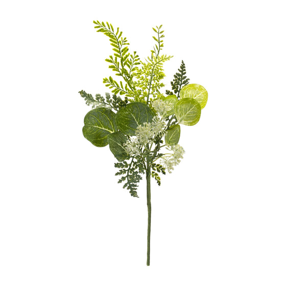 Fern-and-Eucalyptus-Foliage-Spray-with-Queen-Anne-Accent,-Set-of-6-Faux-Florals