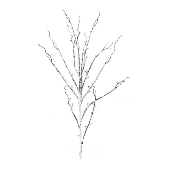 Flocked-Birch-Twig-Branches,-Set-of-12-Faux-Florals