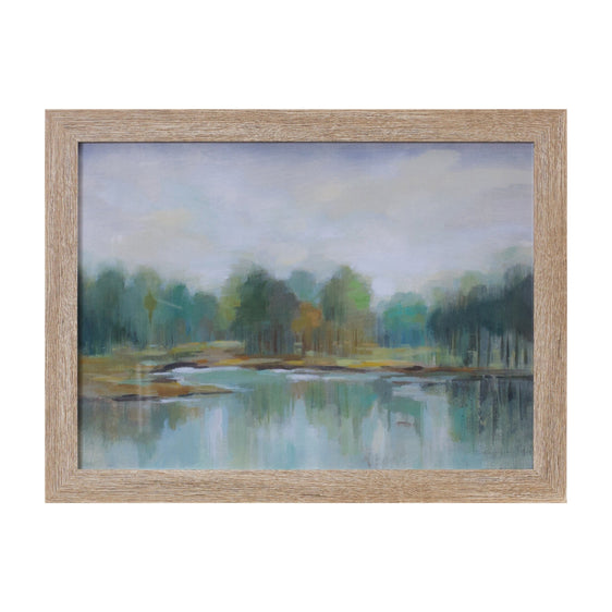 Framed Lake Landscape Print 15.75" - Pier 1