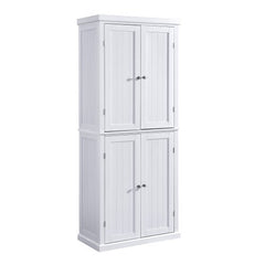 Freestanding Tall Kitchen Pantry, 72.4" with 4 Doors and Adjustable Shelves - Pier 1