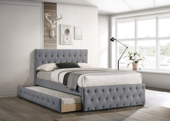 Upholstered-Button-Tufted-Full-Bed-with-Trundle-Slats-Trundle-Beds