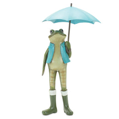Garden Frog with Umbrella and Rainboot Accent, Set of 2 - Pier 1