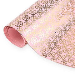 Gift Wrap Roll / Set of 5 Pcs / Gold & Pink - Pier 1