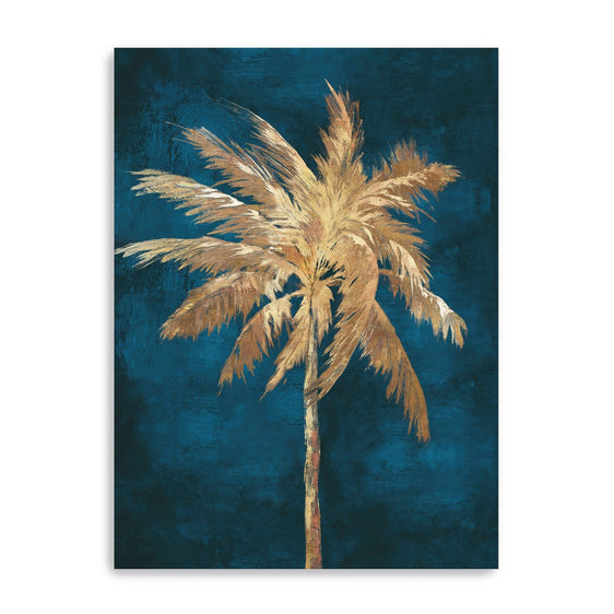 Golden Night Palm Canvas Giclee - Pier 1
