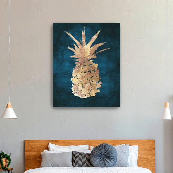 Golden-Night-Pineapple-Canvas-Giclee-Wall-Art-Wall-Art