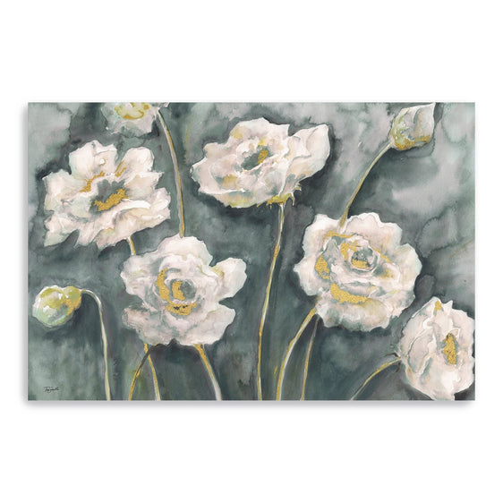 Gray-And-White-Floral-Landscape-Canvas-Giclee-Wall-Art-Wall-Art