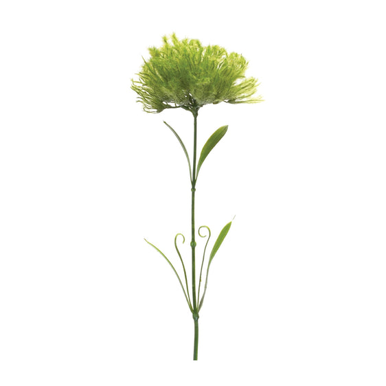 Green-Puff-Stems,-Set-of-6-Faux-Florals