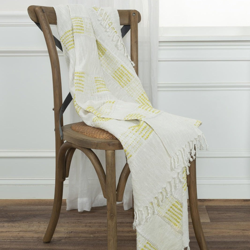 Hand-loomed-Stripe-95%-Cotton,-5-%-Acrylic-Throw-Throw-Blankets