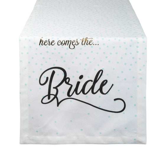 Here Comes The Bride Table Runner 14x72 - Pier 1