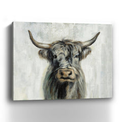 Highland Cow Horizontal Canvas Giclee - Pier 1