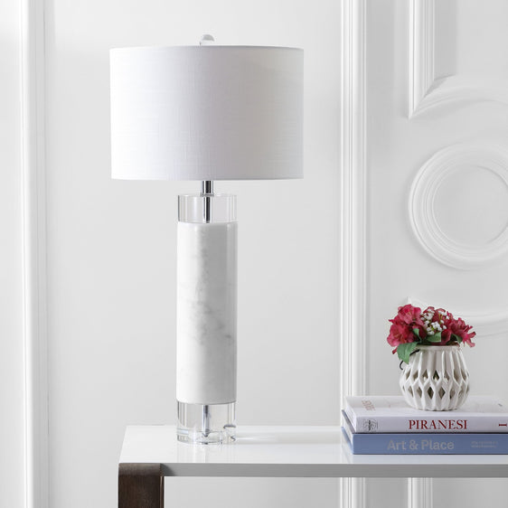 Hunter Marble/Crystal LED Table Lamp - Pier 1