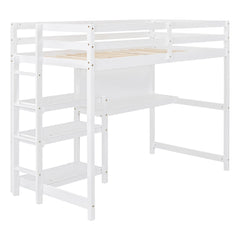 Ian Loft Bed with Shelves - Pier 1