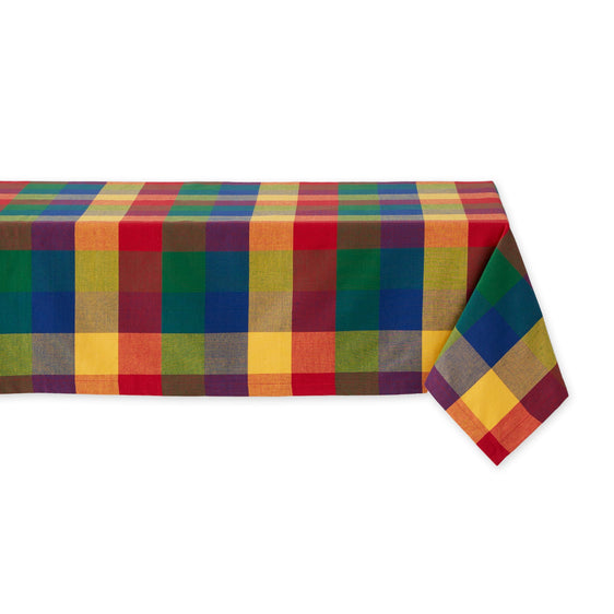 Indian Summer Check Tablecloth 60x84 - Pier 1