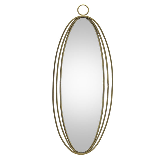 Iron Oval Wall Mirror 34.25"H - Pier 1