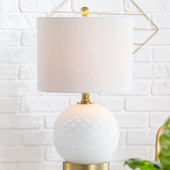 Julienne Glass/Metal LED Table Lamp - Table Lamps